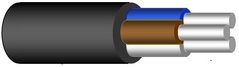 Кабель силовий негорючий бездимний коаксіальний РК 4х4 мм ² Енергопром