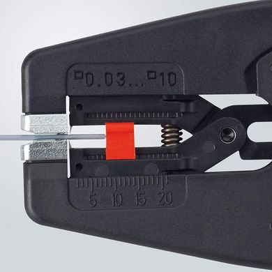 Інструмент для зачистки дроти від 0,03 до 10,0 мм² з автоматичним регулюванням MultiStrip 10 12 42 195 Knipex
