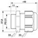 Cable gland G-INS-PG21-M68N-PNES-LG 1424490 Phoenix Contact