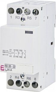 Contactor RD 25-22 (230V AC / DC) (AC1) 2464014 ETI