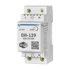 WI-Fi Лічильник електроенергії з функцією захисту і управління ЕМ-129 NTRN129S0 Новатек-Електро, 63, 1 ф.
