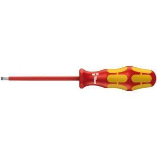 Slotted screwdriver isolated Kraftform Plus 160 i 1.2 &times; 6.5 150mm 05006125001 Wera