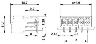 Components for mounting passage MC 1,5 / 2-G-3,5 Phoenix Contact 250sht.1844210
