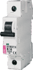 Автоматичний вимикач ETIMAT 10 1p B 125А (15kA) 2121733 ETI