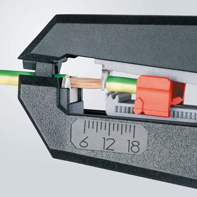 Инструмент для зачистки провода от 0,2 до 6,0 мм² с автоматической регулировкой 12 62 180 Knipex