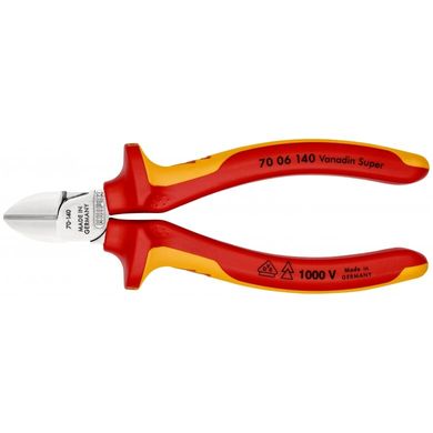 Bokorezy chrome, dielectric 140mm 70 06 140 Knipex, 4, 62