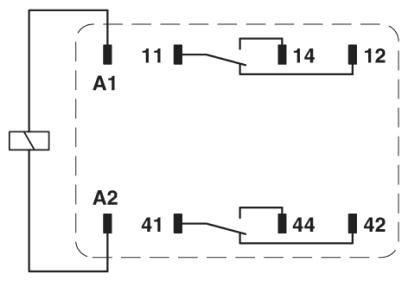 Pluggable industrial relay REL-IR2 / L-230AC / 2X21 2903668 Phoenix Contact