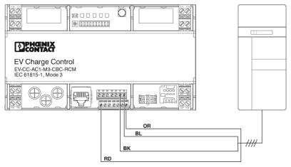 Контроллер yправления зарядкой электромобиля AC EV-CC-AC1-M3-CBC-RCM-ETH-3G 1018702 Phoenix Contact