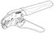 Pliers for insulated cable lugs CRIMPFOX-RCI 1 1212055 Phoenix Contact, oval, insulated ring or fork cable lug, 1